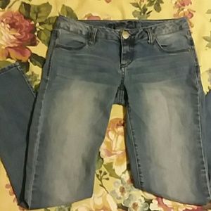 low rise skinny flex jeans